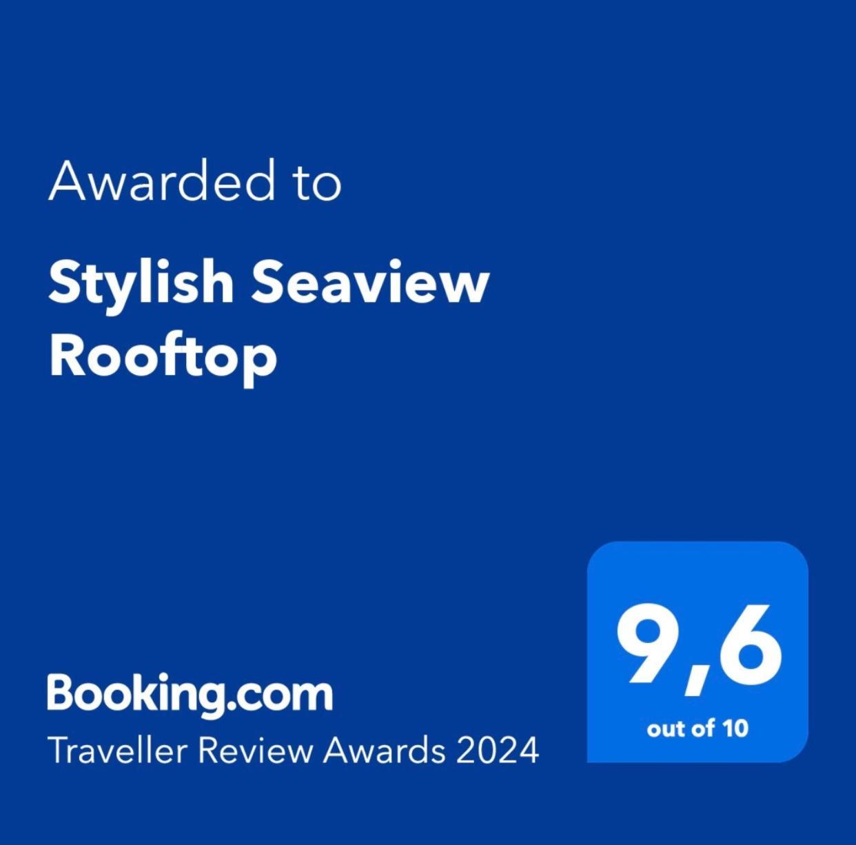 Stylish Seaview Rooftop Солун Екстериор снимка